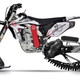 Illustration for article titled This Motorcycle With Snowmobile Tracks Is the Most Overkill Way to Crush Your Winter Commute
